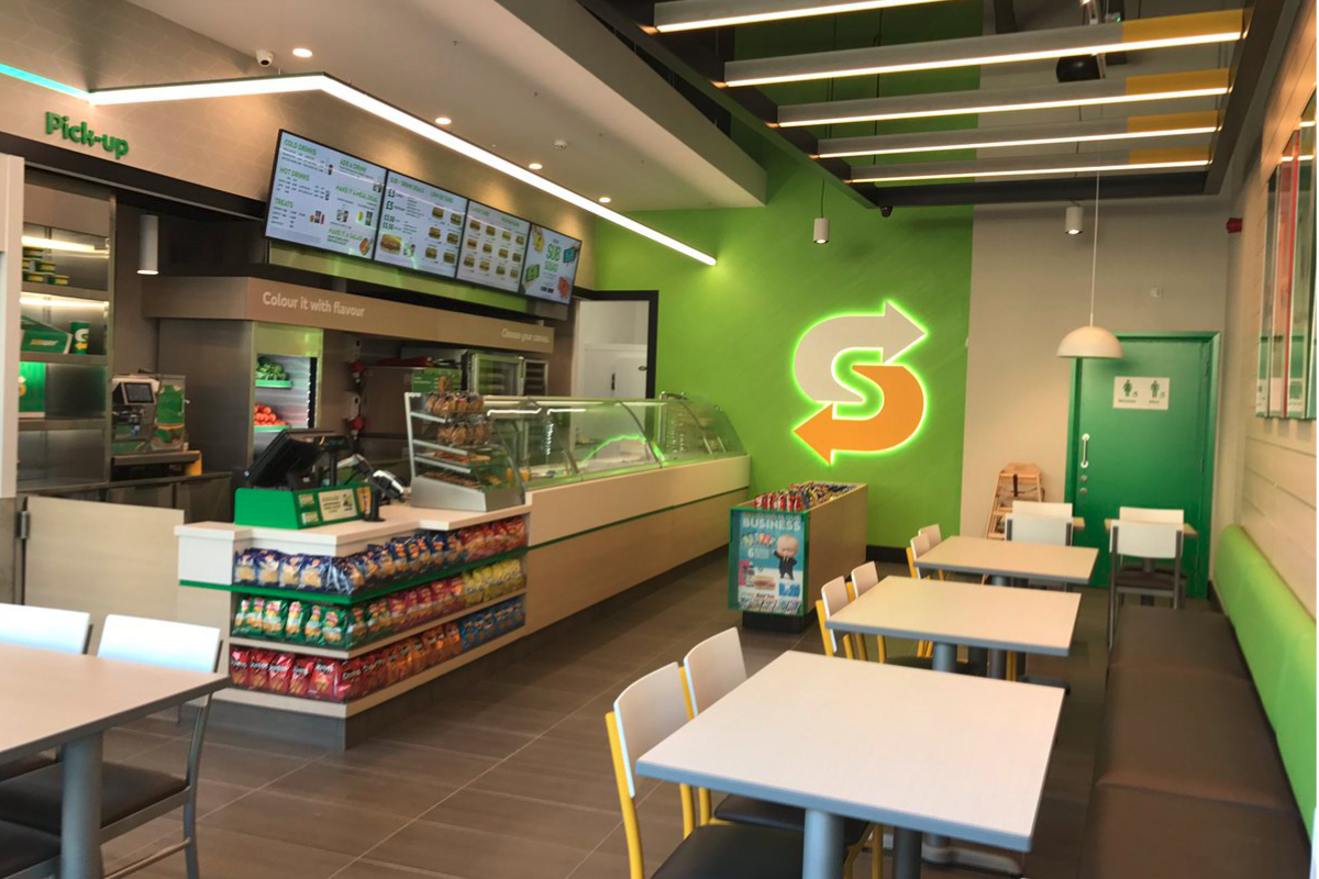 New Subway restaurant design